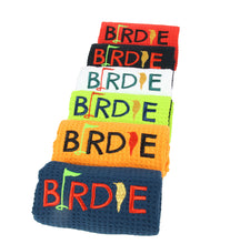 Load image into Gallery viewer, MICROFIRBER TRI FOLD GOLF TOWEL-GOLDEN BIRDIE