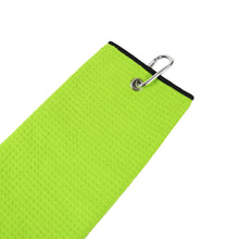 Load image into Gallery viewer, MICROFIRBER TRI FOLD GOLF TOWEL-GOLDEN BIRDIE