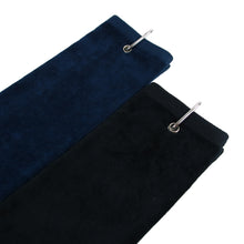 Load image into Gallery viewer, Dark color tri-fold towel