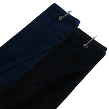 Load image into Gallery viewer, Dark color tri-fold towel