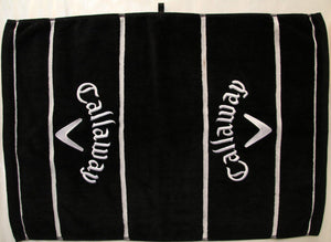 JACQUARD COTTON GOLF TOWEL