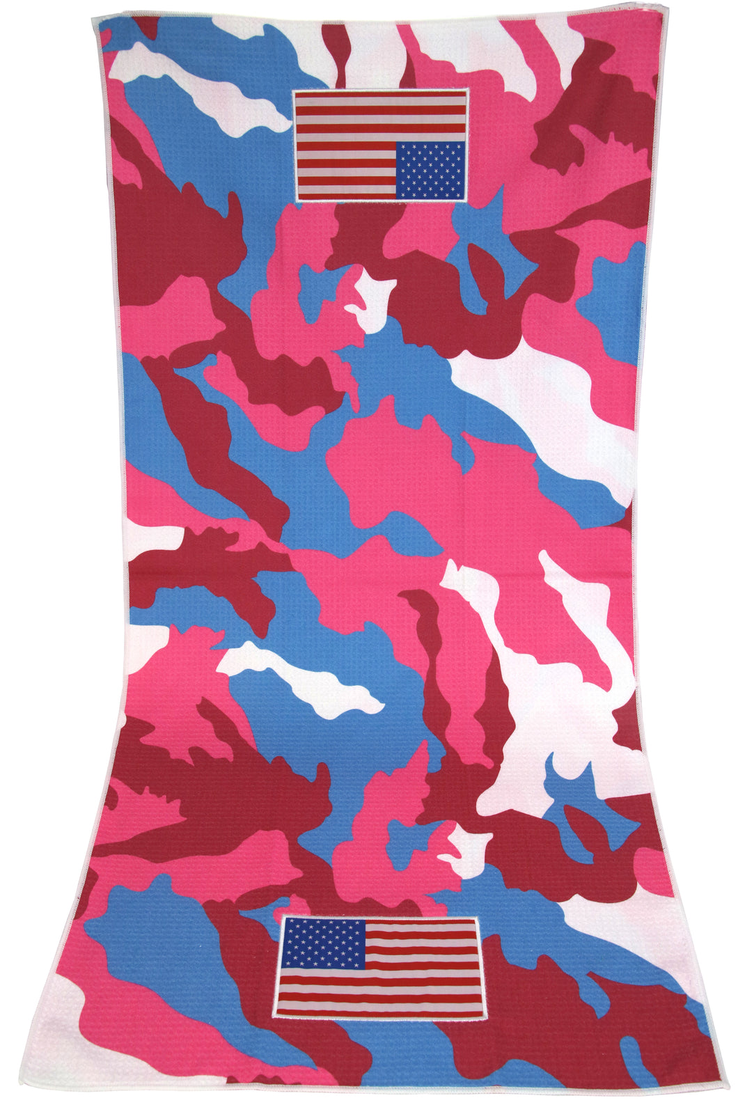 US Flag Microfiber Golf Towel