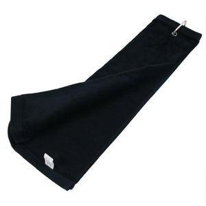Dark color tri-fold towel
