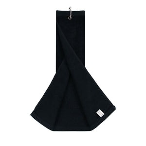 Dark color tri-fold towel