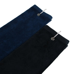 Dark color tri-fold towel